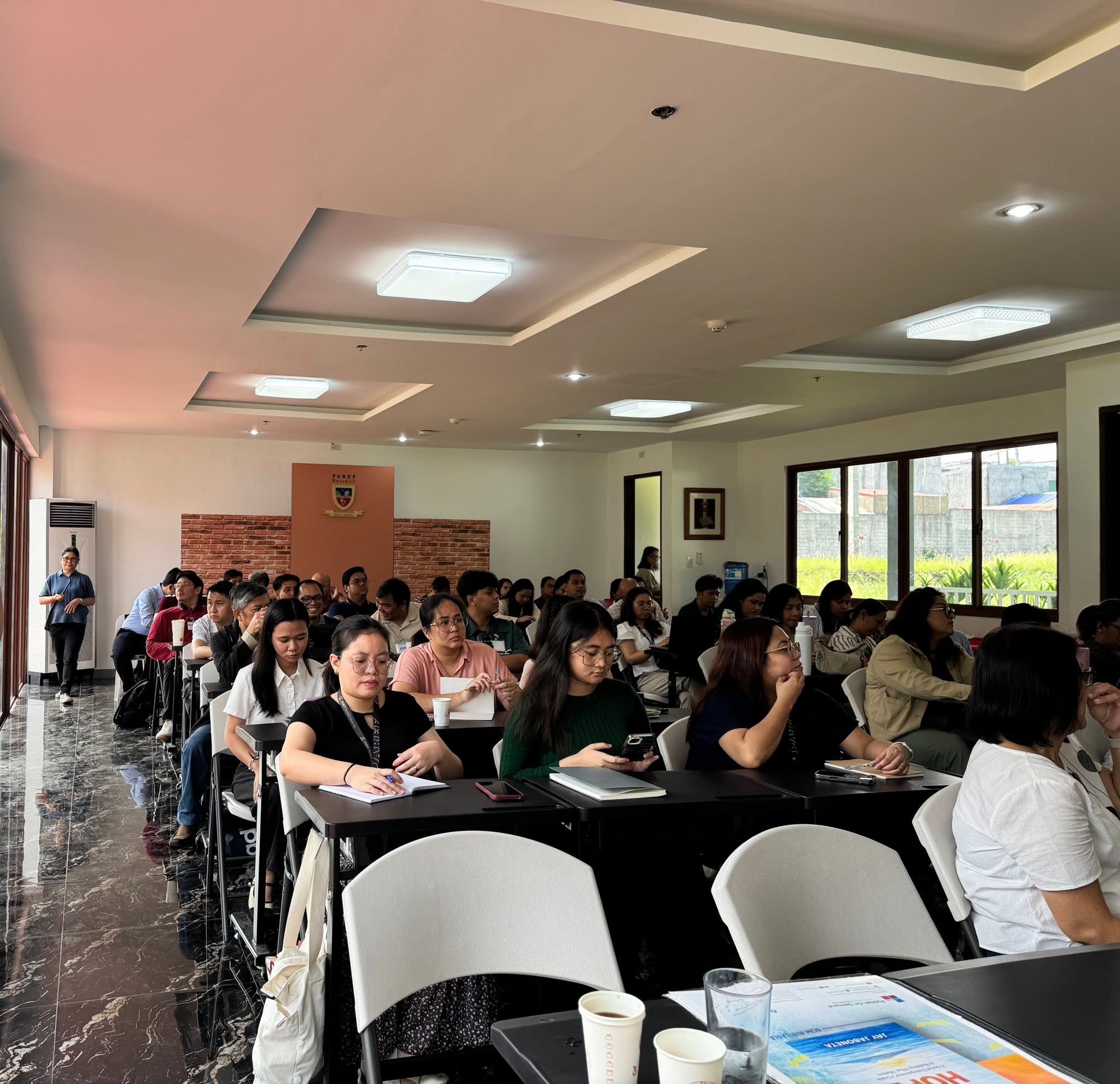 Participants at the PAREF Rosehill and PAREF Northfield school AI fluency session